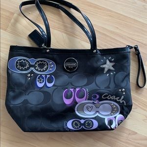 Black coach purse